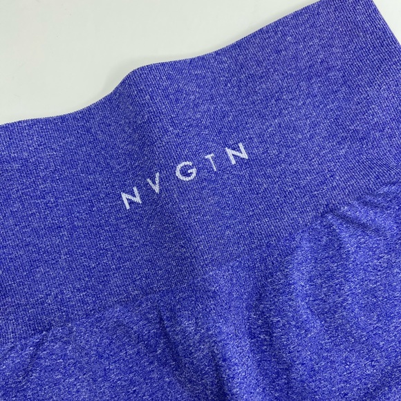 NWOT NVGTN - Electric Blue Contour Seamless Leggings - Picture 5 of 7